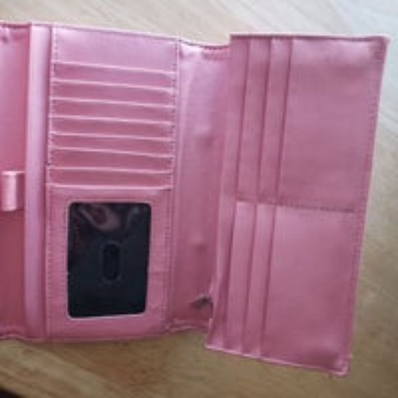 HTF Pink Glitter Lux De Ville V8 wallet EUC - Picture 5 of 11